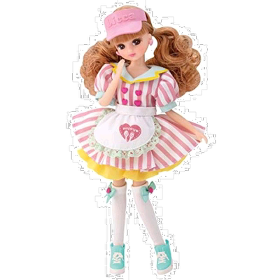 【日本直邮】TAKARATOMY多美 莉卡娃娃洋装 LW-09 Happy店员装