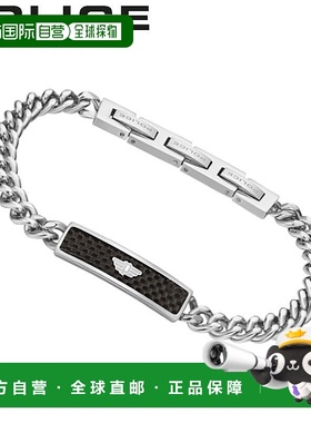 日本直邮 POLICE 手链 ENGAGE 男士 银黑色 GB0009001 热门推荐