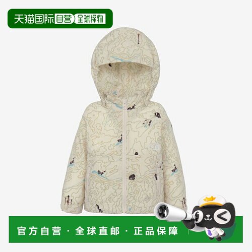 日本直邮THE NORTH FACE 新款紧凑型夹克儿童款90 码优胜美地胸针