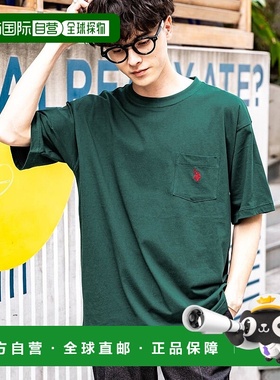 日本直邮U.S. POLO ASSN. 男女款刺绣logo半袖T恤[14701 RK6854EM
