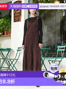 日本直邮GRACE CONTINENTAL 摩尔蕾丝吊带连衣裙 GR9467EW013211