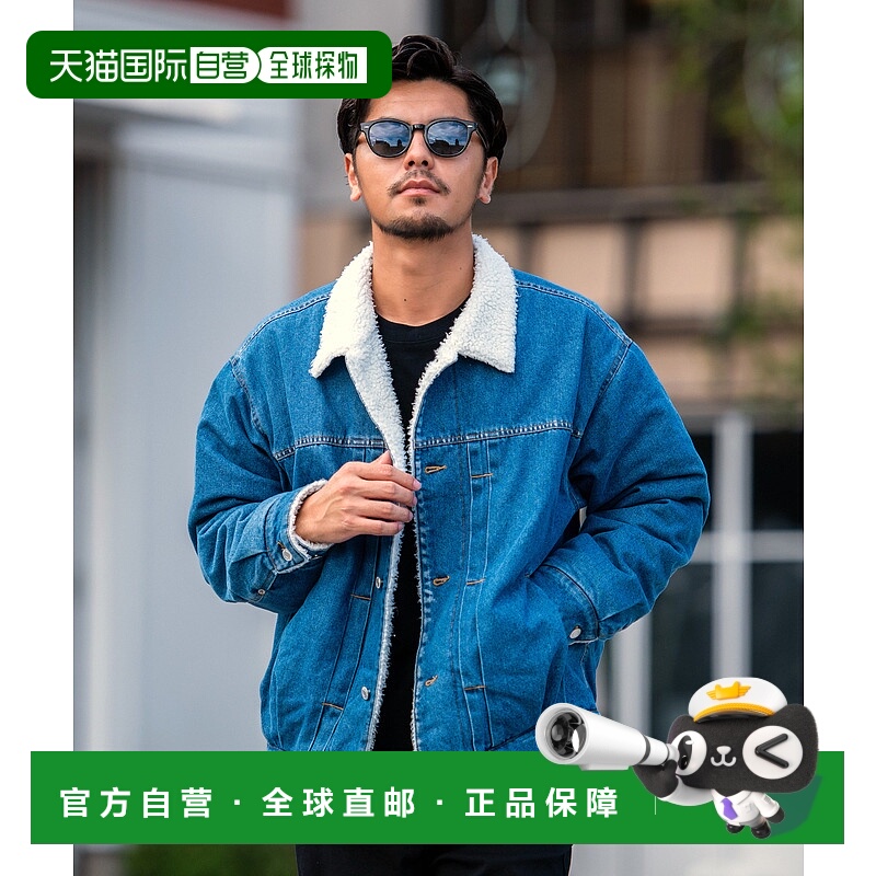 1h可退 日本直邮SILVER BULLET 男女同款 裏ボアデニム長袖Gジャ