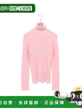 日本直邮中古Burberry博柏利女S级99新knit针织羊毛上衣粉色