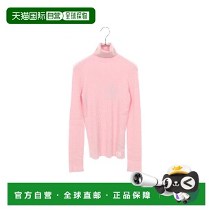 日本直邮中古Burberry博柏利女S级99新knit针织羊毛上衣粉色