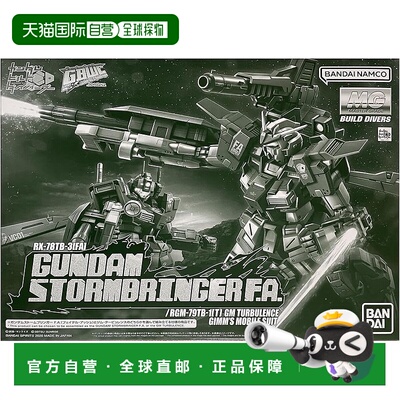 【日本直邮】Bandai万代MG 1/100  兴风者高达F.A/吉姆TURBULENCE