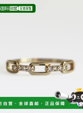 1h可退 日本直邮cui-cui 钻石Lien系列 戒指 K10YG材质 756371