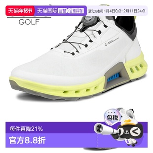 日本直邮ECCO BIOM C4 BOA 男士防水无钉高尔夫球鞋 130424