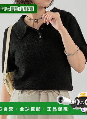 1h可退 日本直邮mystic 女士半袖针织衫 衫领设计 显瘦短款 MYZ10