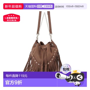 日本直邮日潮 GRL2Way流苏绒面革水桶包单肩包斜挎包手提包TR1060