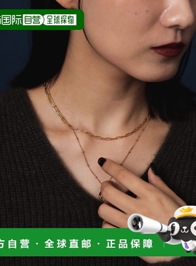 1h可退 日本直邮MARIHA 女士 Silent Rain 长方形链条项链 40cm 6