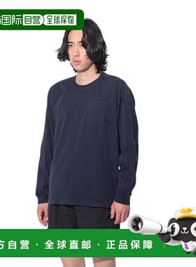 日本直邮adidas 三条纹WASH长袖T恤 [KUE34-JE0946] 长袖T恤