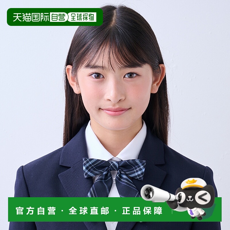 日本直邮Pom Ponette Junior 【毕业服】格纹领带