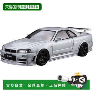【日本直邮】青岛模型车 NISMO BNR34 GT-R Z-tune 1/24青岛社