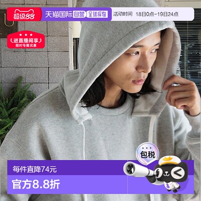 1h可退 日本直邮FREAK'S STORE 男装 全棉COMFORT HEATHER 裡毛連