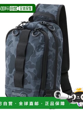 日本直邮Shimano Sling 单肩包 S 黑色迷彩 BS-025T