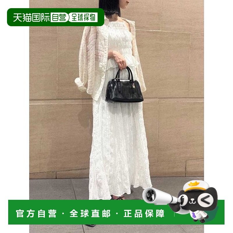 日本直邮SNIDEL 阿梅斯褶边拼接连衣裙 [SN1728EW045086]