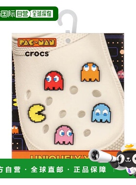 日本直邮crocs JIBBITZ CHARMS PAC MAN 5件套鞋子配饰卡洛驰