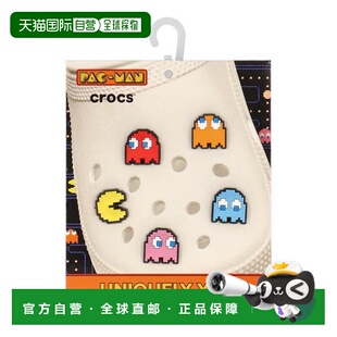 日本直邮crocs JIBBITZ CHARMS PAC MAN 5件套鞋子配饰卡洛驰