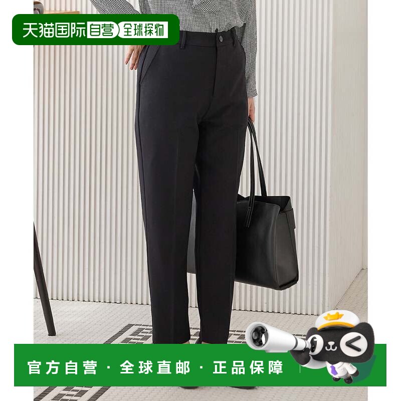 日本直邮Honeys 中央压线长裤 女装 下装 裤子 套装 可水洗 大码