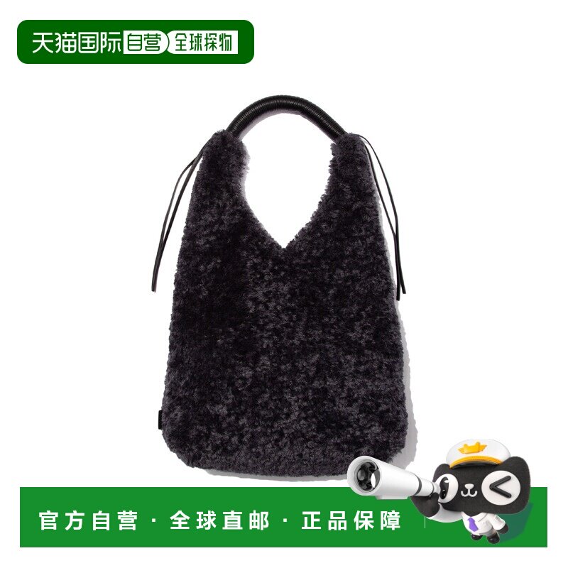 1h可退 日本直邮F/CE. 男女同款仿皮绳包手柄毛毛托特包 轻量耐磨