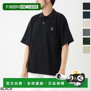 日本直邮Maison Kitsune 男士 Polo衫 mm00202kj7010 p199 黑色