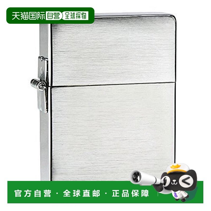 【日本直邮】ZIPPO之宝打火机1935复刻版拉丝银素色芝宝