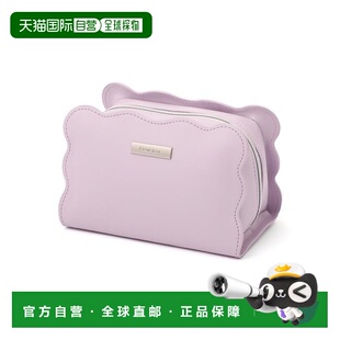1h可退 日本直邮Francfranc 波浪造型化妆包 L 紫色
