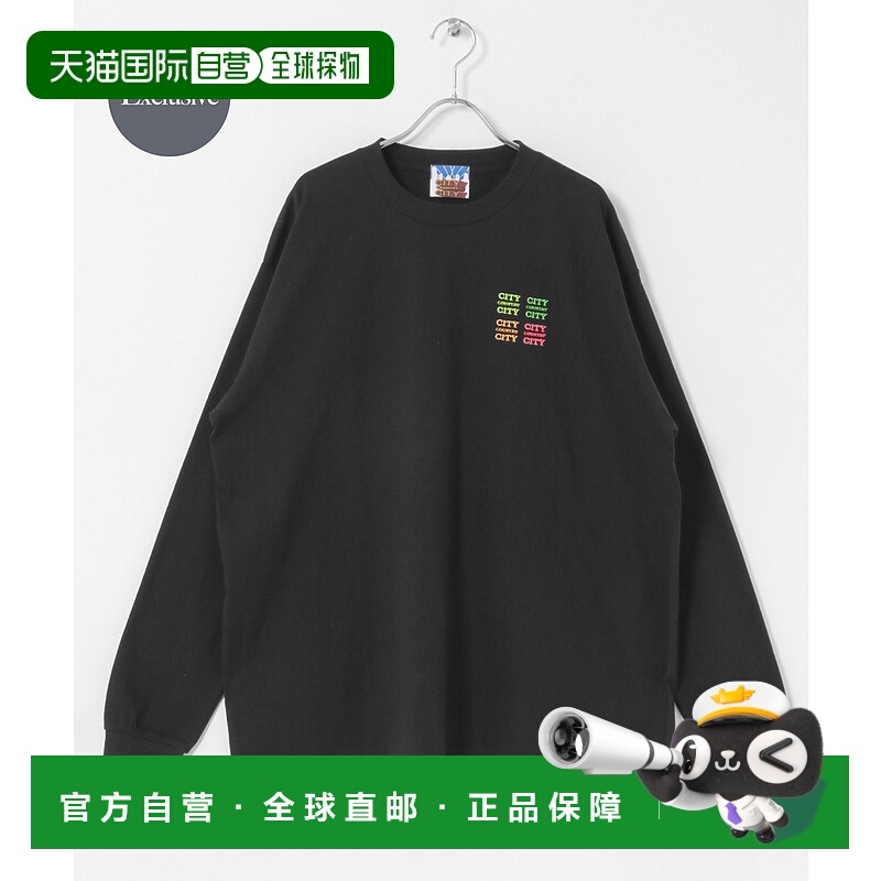 1h可退 日本直邮CITY COUNTRY CITY男装长袖T恤 别注联名款宽松棉