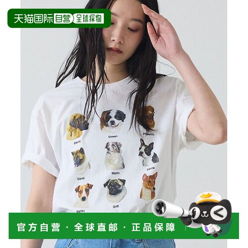 日本直邮JERZEES 9DOGS 半袖T恤 犬图案 WEB限定