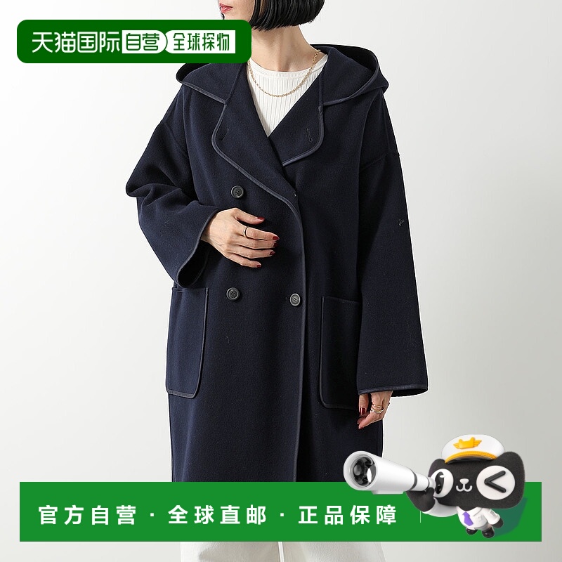 日本直邮WEEKEND MAX MARA BERGEN 女士纯羊毛双面连帽大衣 015