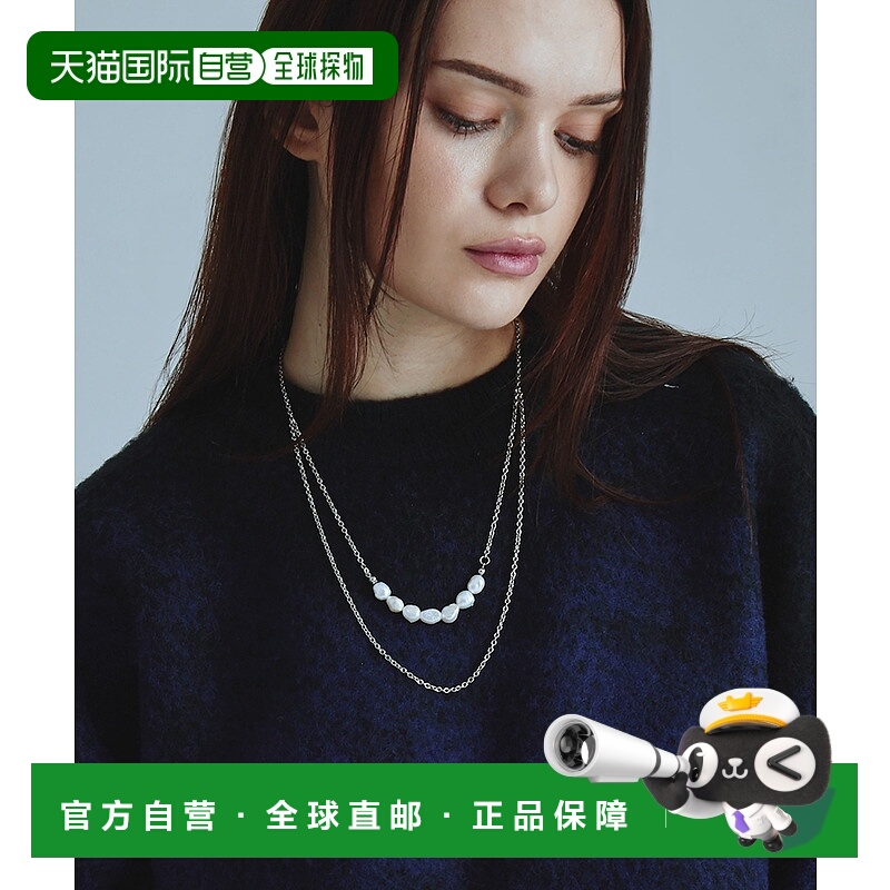 1h可退 日本直邮SOCCE 男女同款双层巴洛克珍珠项链 soc241070