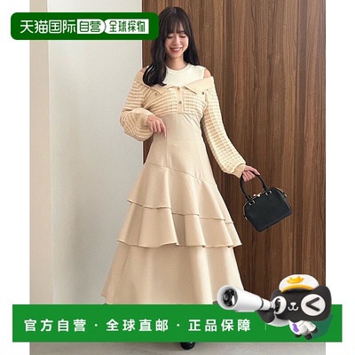 1h可退 日本直邮MAJESTIC LEGON 女装 肩部镂空设计 高质感提花针