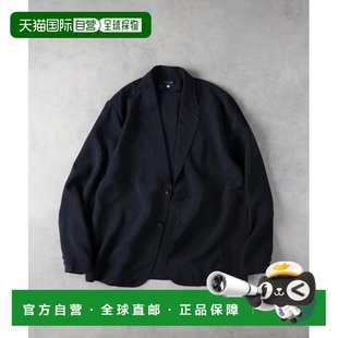 日本直邮BACK 外套休闲通勤 NUMBER男装 宽松西装 亚麻风格 1h可退