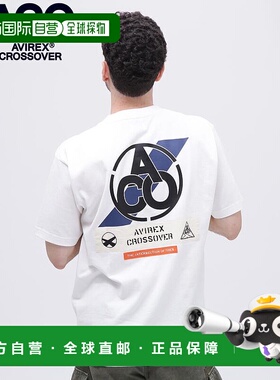 日本直邮AVIREX CROSSOVER PATCH T恤 [AV1129EM020103]运动