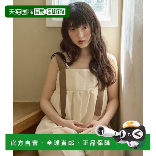 日本直邮Alumu. 女装 双色阔腿背带裤 AM650500阔腿裤