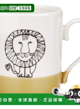 【日本直邮】Lisa Larson 马克杯约 300ml“Po Platz”Leo 微波炉