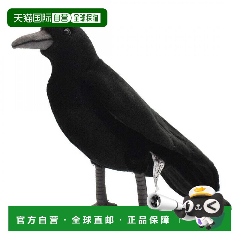 【日本直邮】HANSA娃娃BH6266乌鸦31儿童毛绒布艺类玩具摆件可爱图片