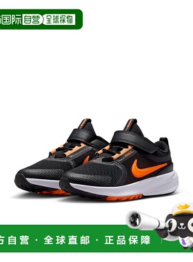 日本直邮Nike Star Runner 5 PS 儿童运动鞋 HF7005 006 黑/橙色