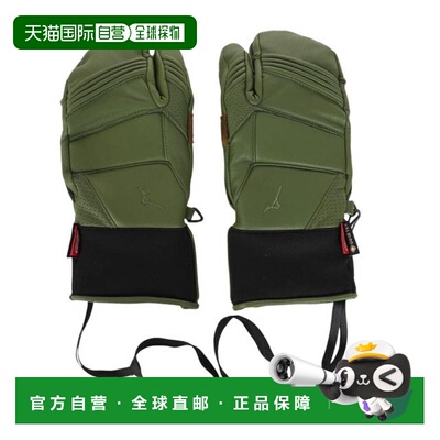 日本直邮MIZUNO 滑雪手套 LEATHER 3FIN GLOVES Z2JYB50238（男女