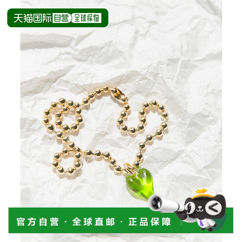 1h可退 日本直邮SMELLY 女士 明亮心形球链项链 SMA62PC002