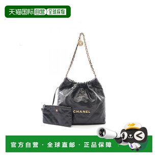 日本直邮中古Chanel香奈儿女包A级95新CHANEL22垃圾袋牛皮单肩包