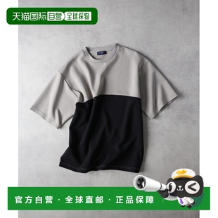 双色拼接休闲T恤 1h可退 男士 NUMBER BN4614002 日本直邮BACK
