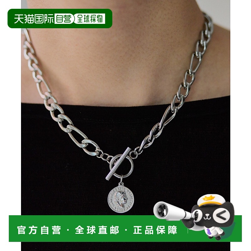 1h可退 日本直邮ear PAPILLONNER 女士 不过敏不锈钢 复古硬币 Fi