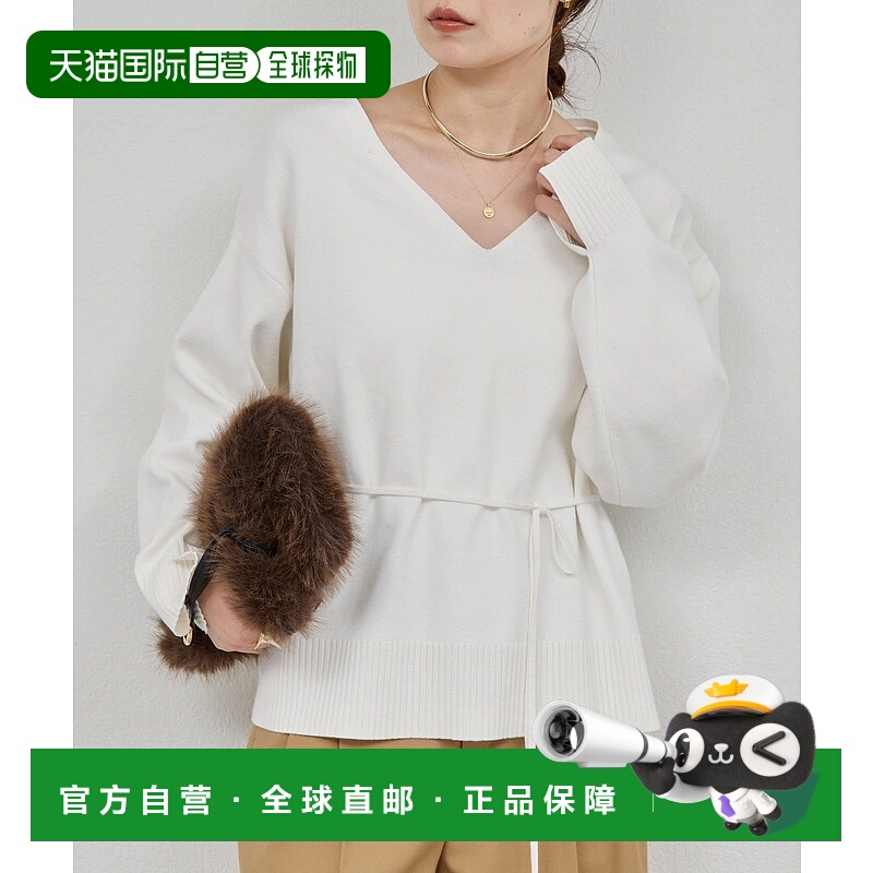 1h可退 日本直邮GALLARDAGALANTE 女装 CHIKA联名 V领针织衫 附赠