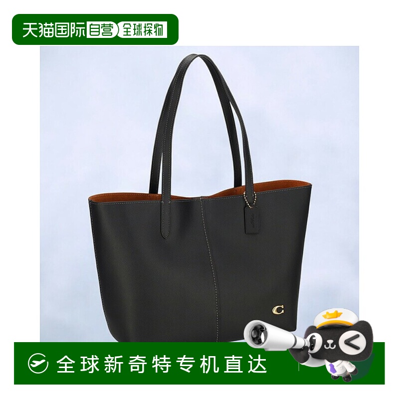 日本直邮COACH蔻驰 女士手提包 皮革 CR664 B4 BK 黑色
