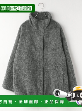 1h可退 日本直邮LOWRYS FARM 女装 宽松 立领抽绳外套 570783