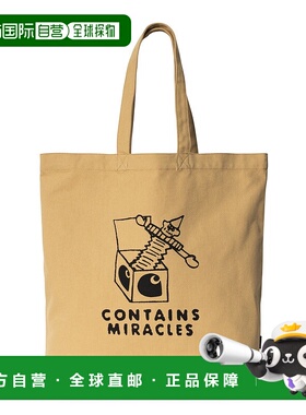 日本直邮Carhartt 休闲百搭 棉 托特包Tote包购物袋手提单肩包 男