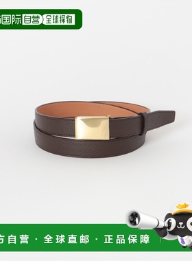 1h可退 日本直邮Scye 男士牛皮革盒扣皮带 经典商务休闲 UMA63325