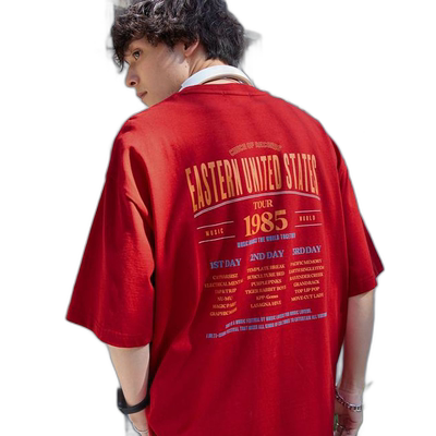 1h可退 日本直邮MONO-MART Tour Graphic Design 宽松短袖T恤