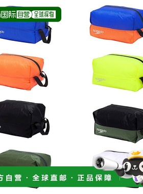 日本直邮5L Speedo 男士女士防水腰包腰包防水橙色卡其黄色 Speed